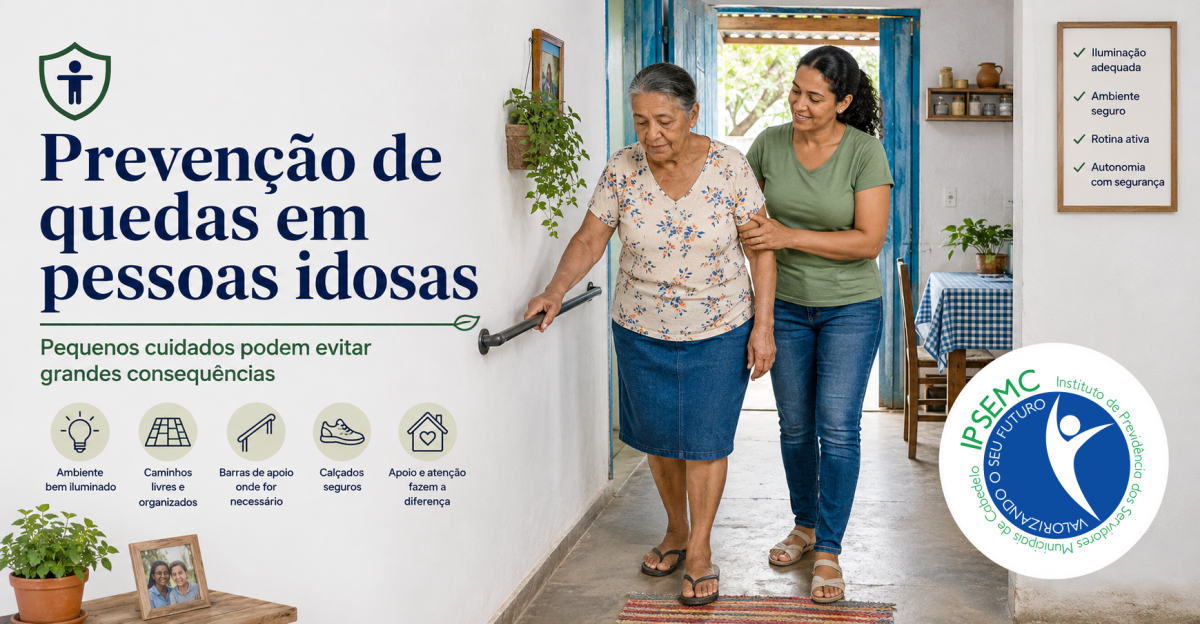 Prevenção de quedas em pessoas idosas: pequenos cuidados podem evitar grandes consequências
