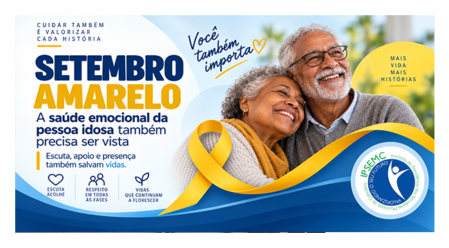 Setembro Amarelo: a saúde mental da pessoa idosa também precisa ser vista